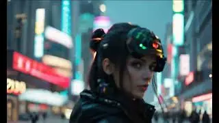 AI Video - Runway Gen-3 Alpha - Cyberpunk Female