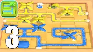Water Connect Puzzle Level 31-40 Gameplay Walkthrough (iOS - Android)