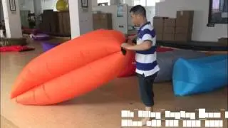 2016 fashion popular lazy hangout inflatable air sleeping bag/sofa/couch bed for outdoor camping