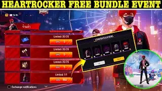 Free Heartrocker Uniform Bundle Kaise Milega | Free Fire New HRK Collab Free Bundle Kab Milega FF
