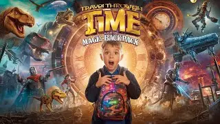 Travel Through Time with the Magic Backpack |  Cartoon Story for Children | cartoon | new cartoon | 
