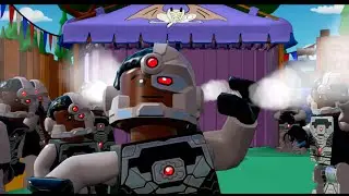 Cyborg Performs All Character Cutscenes in LEGO Simpsons A Springfield Adventure Level Pack