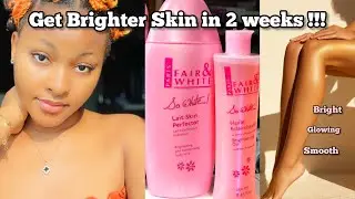 Fair & White | So White Brightening and moisturizing Body Milk Lotion Review for Glowing Skin ✨