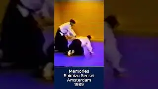 Shimizu Aikido Ikkyo Nikyo 1989 #aikidotechniques #martialarts #denhaag