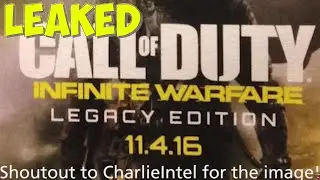 Call of Duty: Infinite Warfare LEAK! & COD 4 REMASTERED! (COD 2016 NEWS)
