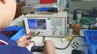 Cooling fan QC Current, Speed, Waveform, and Abnormal Sounds quality checking