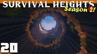Finishing the MEGA Quarry Build! | Minecraft Amplified Hardcore Survival - Survival Heights [S2 20]