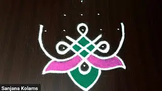 🌺5*1  Dot🌺New design🌺 Small Easy Simple Beautiful🌺Traditional Thai Velli Kambi Kolam