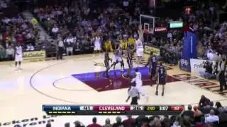 Zeller ZIPS it to him for the Slam | Indiana Pacers Vs Cleveland Cavaliers | 12/21/2012 | NBA