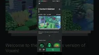 WHY DID ROBLOX DELETE VOXELS:((
