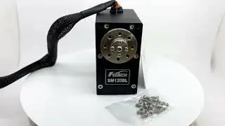 24V 120KG 360 Degree Steel Gear Brushless Moto RS485 Servo Motor