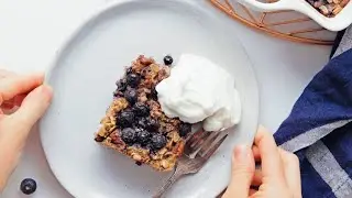 Blueberry Baked Oatmeal