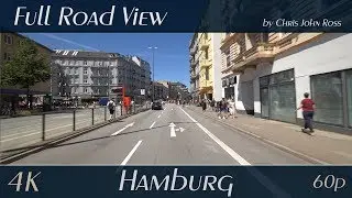 Hamburg, Germany: Altstadt - Neustadt - Rotherbaum - Harvestehude - 4K (UHD/2160p/60p) Video