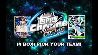 Break #10923 4 Box 2025 Topps Chrome Cosmic Baseball Half Case PYT #38!