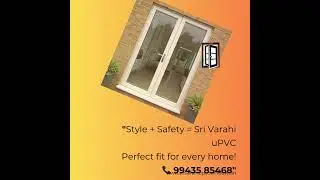 Madurai&rsquo;s Most Wanted #upvc  #windows & #doors Designs 2025 | Stylish & Durable for Your Dream Home