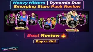 Heavy Hitters | Dynamic Duo | Emerging Stars Pack Review &ndash; Dream Cricket 25