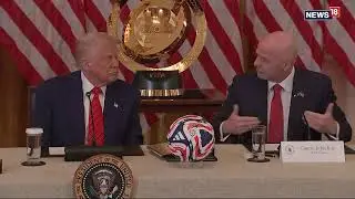 ПРЯМОЙ ЭФИР: Президент США Трамп встречается с рабочей группой ФИФА | Подготовка к чемпионату мир...