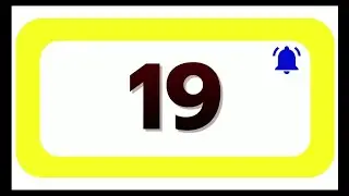 19 Seconds Countdown Timer With Sound Effect COLOR 4K   HD   1080