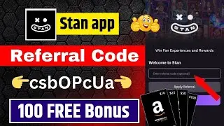 Stan app Referral Code | stan referral code | stan app me referral code kaise dale