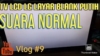 TV LCD LG 22 inch GAMBAR BLANK PUTIH