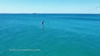 Surf foiling on the Amos shapes NITRO Foilboard