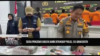 SEJOLI PENGEDAR SABU DI JAMBI DITANGKAP POLISI, 153 GRAM DISITA