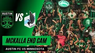 McKalla End Cam con la hinchada de Austin | Austin FC vs Minnesota United 10/16/2022. Goal reaction.