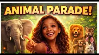 ANIMAL PARADE! 🐘🦁 Fun Animal Song for Kids | Learning Animals Through Music