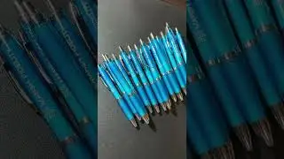 Turquoise Oceans - Turquoise Branded Pens 🖊️ 🌊  Marsh Fidelity, Inspired by Nature 🍃 #brand #logo