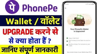 Phonepe wallet upgrade karne se kya hota hai | Phonepe wallet  upgrade features in hindi