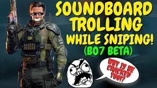 SOUNDBOARD TROLLING RANDOMS and then SNIPING THEM in BO7! (HILARIOUS)