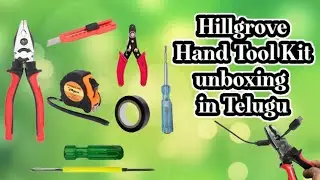 Hillgrove Hand Tool Kit unboxing 2021 in Telugu | best Tool Kit below 400 | best cutting plier