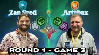 Zan Syed vs. Artabax - Round 1 Game 3 Lorcana Gameplay Cut Cross Continental Challenge NA vs EU LCCC