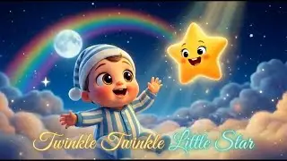 Twinkle Twinkle Little Star 🌙  Dreamy Bedtime Song for Babies  3D Cartoon
