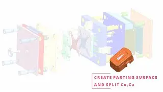 Create Parting Surface and Split Co,Ca by Material Automation (Thailand) Co., Ltd.