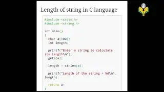 String handling functions in c