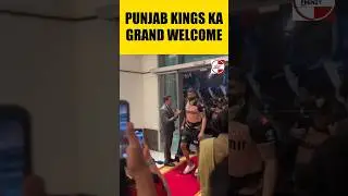 Punjab Kings Receive Warm Welcome In Team Hotel. #shorts #youtubeshorts #shreyasiyer #punjabkings