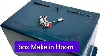 How To Make Home Iron box گھر میں بکس بنائیں 100in1man.