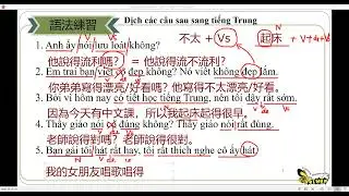 A1 - Buổi 20 - 5K59 - hết bài 6