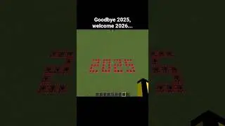Minecraft Happy New Year Moment