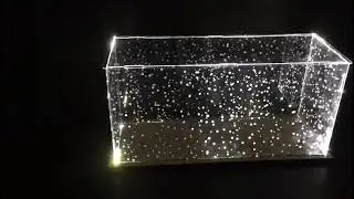 acrylic display box with LED light