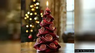 3D Christmas Tree Candle Silicone Mold DIY Christmas Party Decoration Aromatherapy Plaster Making Mo