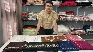 बिना order वाले हैंडवर्क के सूट आज पहली बार आए हैं culture fabrics पर सबसे हटकर डिजाइन