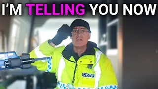 UK Cop Gets FLUSTERED by One Question (Speed Camera Scene Backfires)