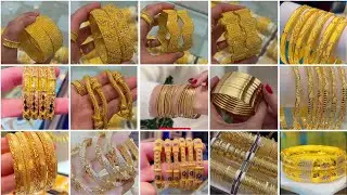 #2025 Daily Wear heavy & Light weight Gold bangles Articles 💕 | Latest Gold bangles Collection #2025