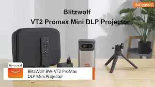 BlitzWolf BW-VT2 ProMax DLP Mini Projector- Shop on Banggood