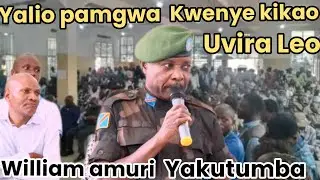 UKWELI WA KIKAO CHA LEO UVIRA//WILLIAM AMURI YAKUTUMBA AWEKA MAMBO WAZI. UVIRA//UVIRA//
