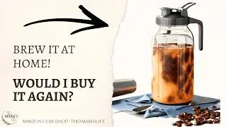 Would I Buy This Again? Cold Brew Coffee Maker - 64oz #ad #amazoninfluencer
