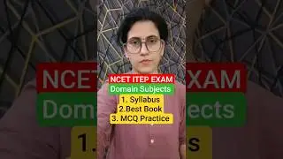 DOMAIN SUBJECT Preparation Complete information NCET ITEP B.ED. #itepbed #ncet2025 #ncet