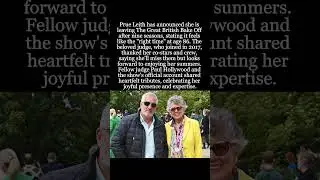 Prue Leith Steps Down as Judge After Nine Years on 'Great British Bake Off' #PrueLeith